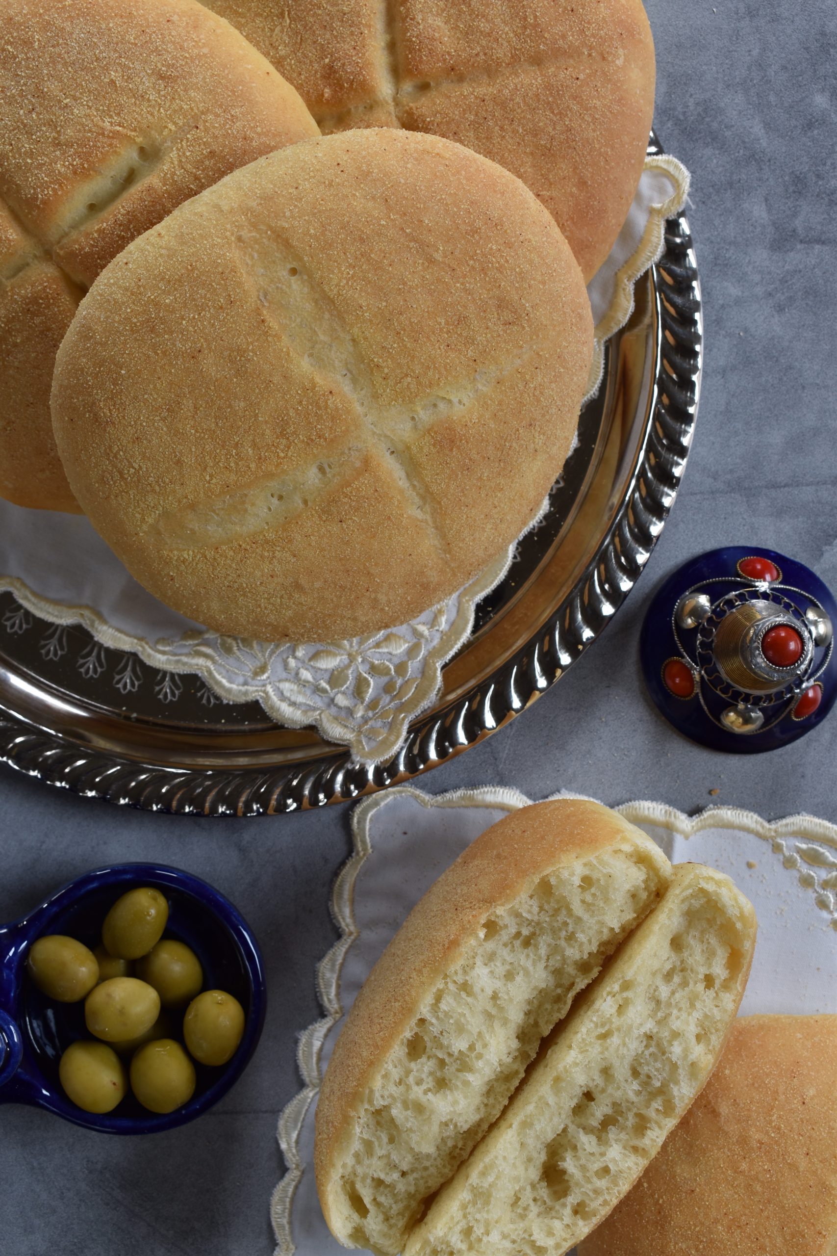 The One and Only Moroccan Bread - Khobz Smida - Petit Apron