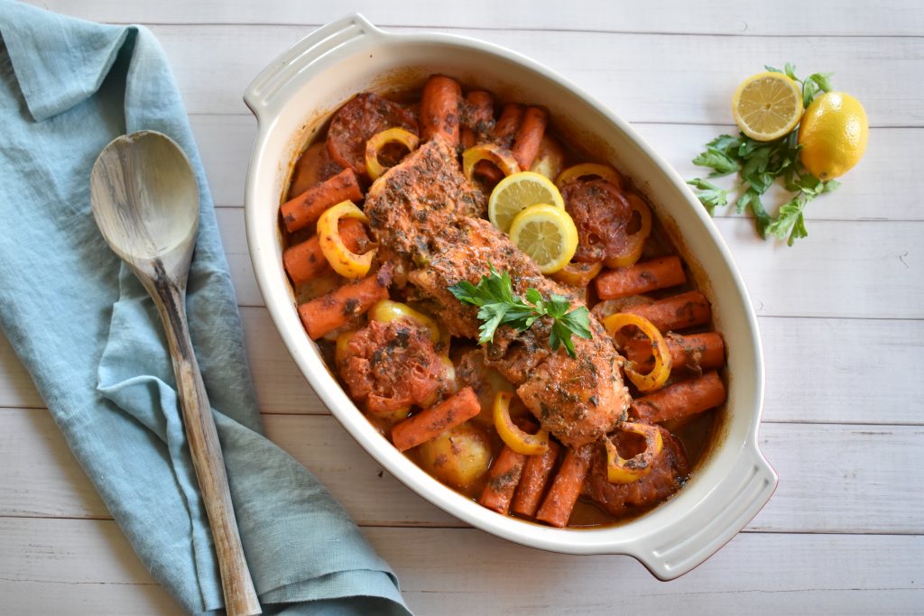 Moroccan Fish Tagine with Chermoula